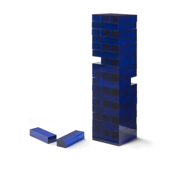 Acrylic Tumble Tower Set - Blue image