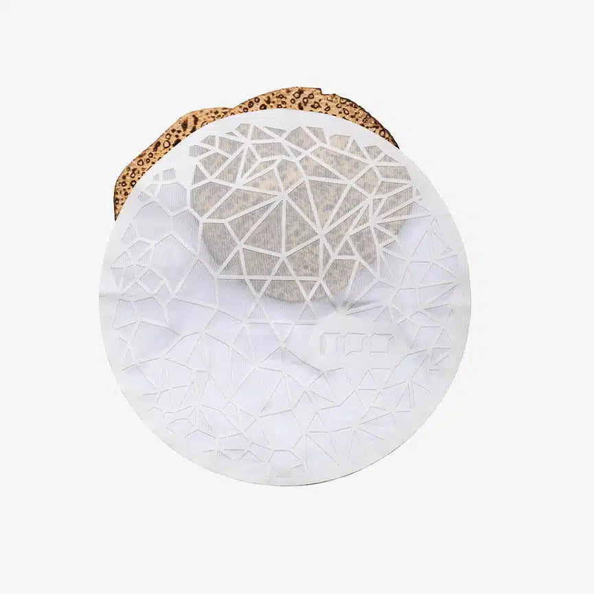 Matzah Cover - White Geometric image