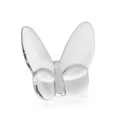 Crystal Butterfly Decor – Elegant Home Accent Gift - Small, Clear image