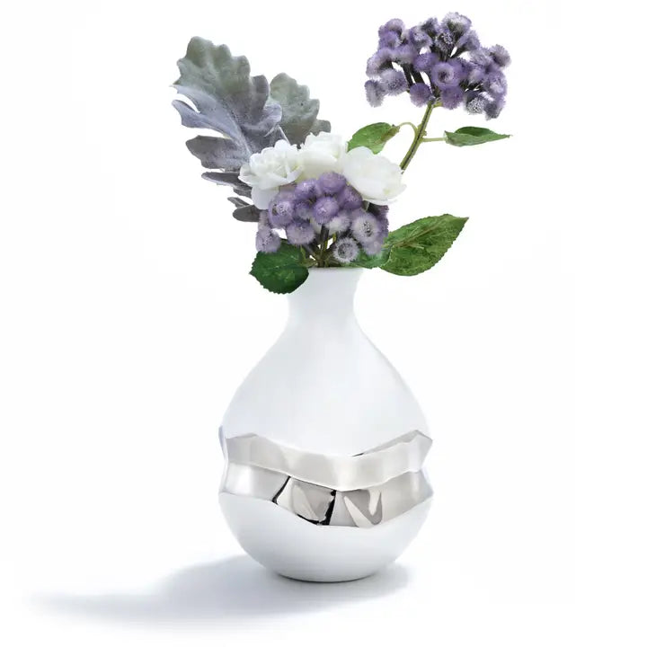 Talianna Oro Vase - Silver, Bud Vase image
