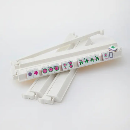 Mahjong Rack & Pusher Set - White image