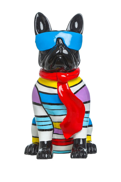 Stripe Dog with Blue Glasses image 1
