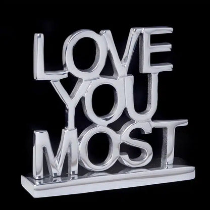 Love Word Sculptures - Love You Most image